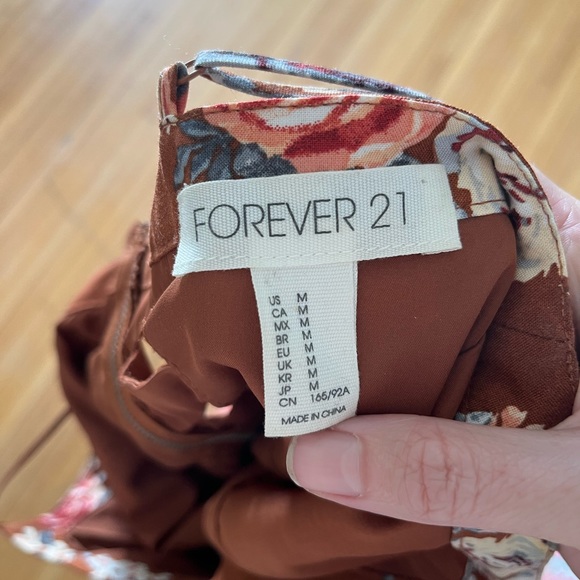 Forever 21 floral autumn mini dress - Picture 5 of 5